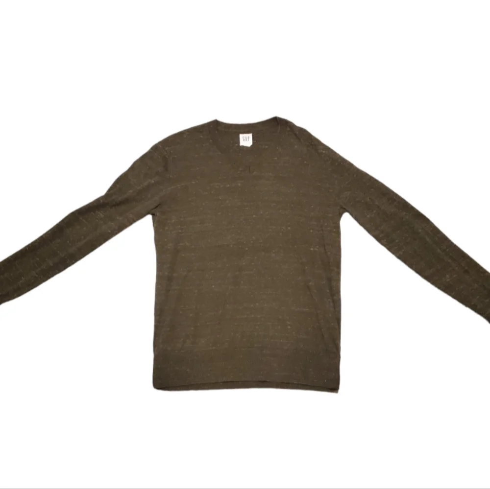 Gap Men's V-Neck Sweater Olive (size XS) - Picture 1 of 4